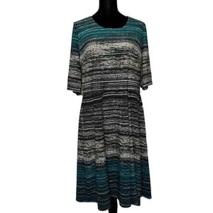 NWT Roz and Ali Plus Size Fit and Flare Dress